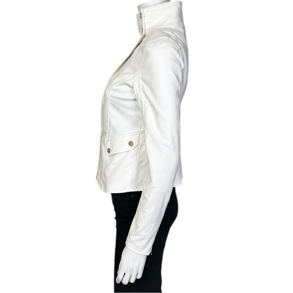 Veronica Beard Funnel Neck Peplum Jacket in Ivory - sz 0 - Picture 7 of 13